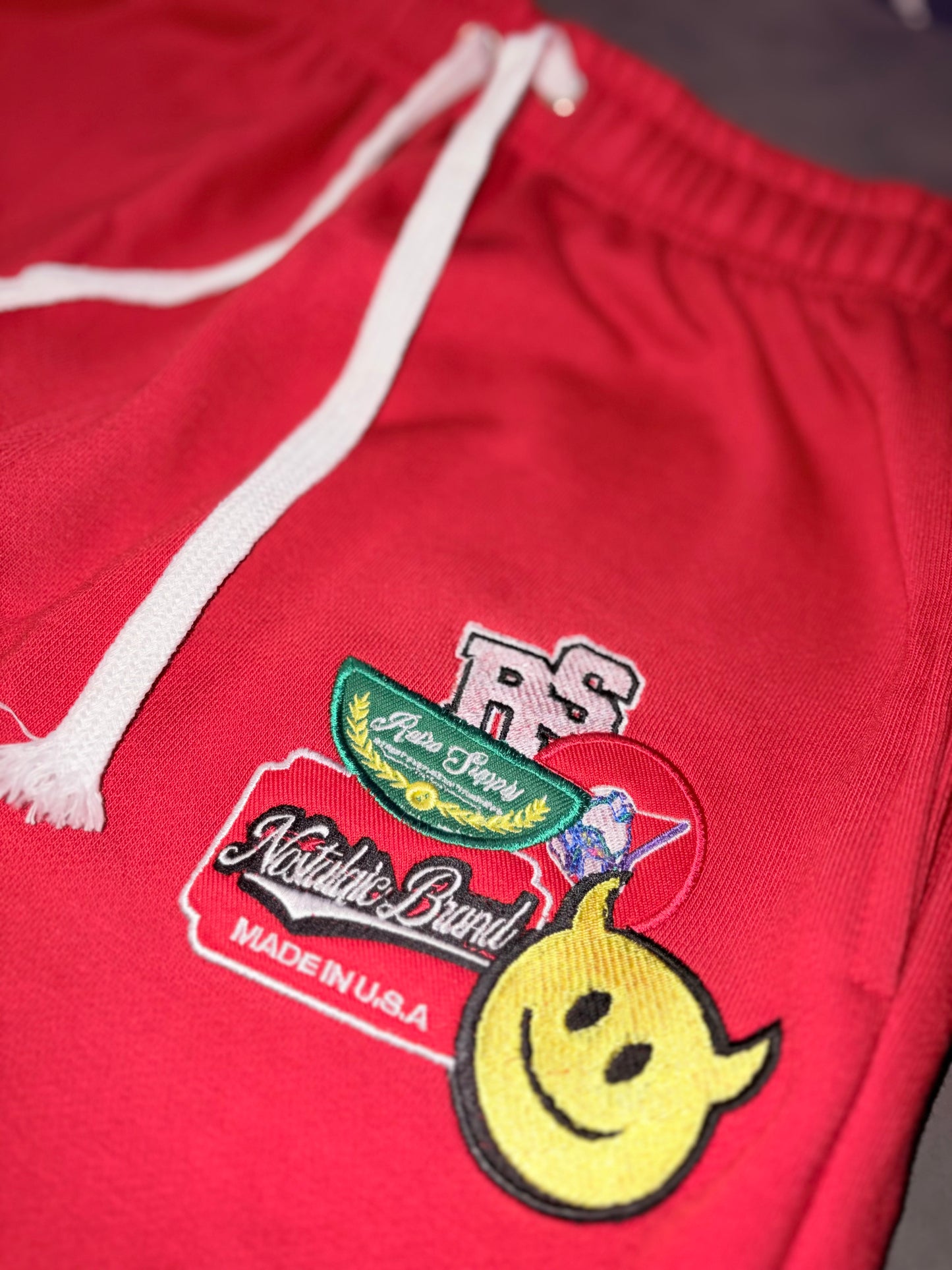 Red Nostalgia Sweat-Suit