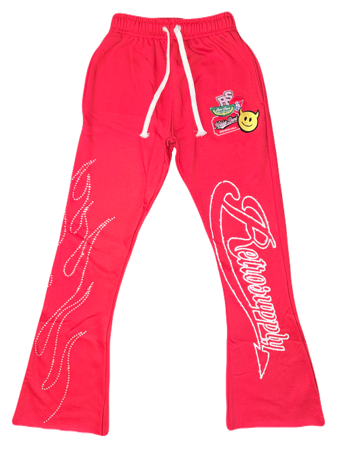 Red Nostalgia Sweat-Suit